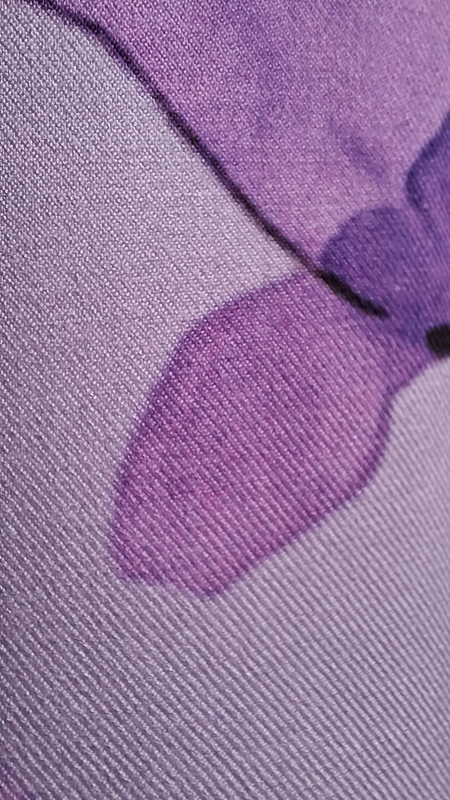 Elegant Long Skirt Violet Bloom
