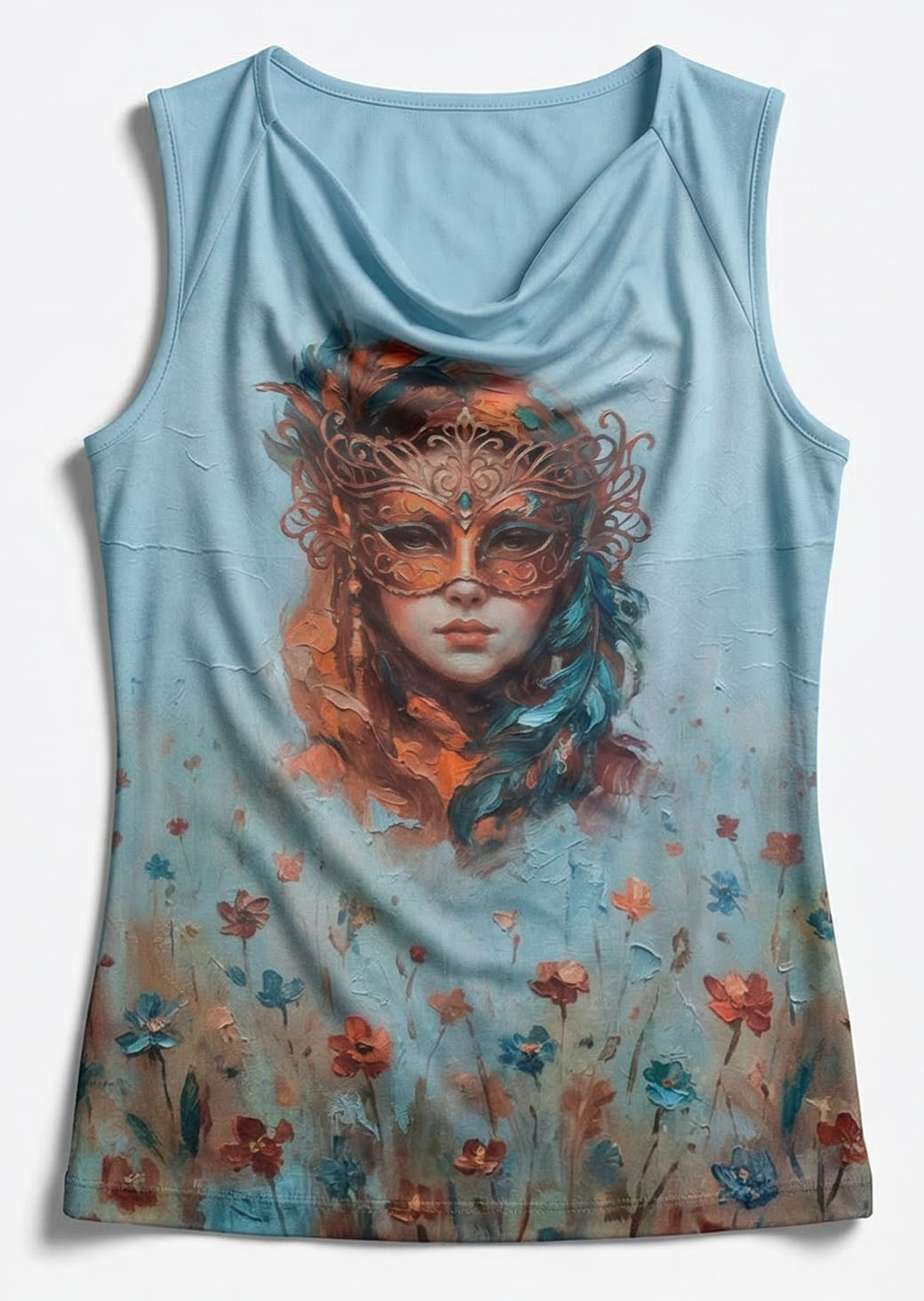 Drape Neck Top Impasto