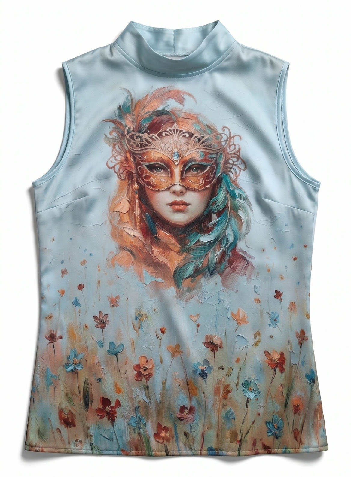 High Neck Top Impasto