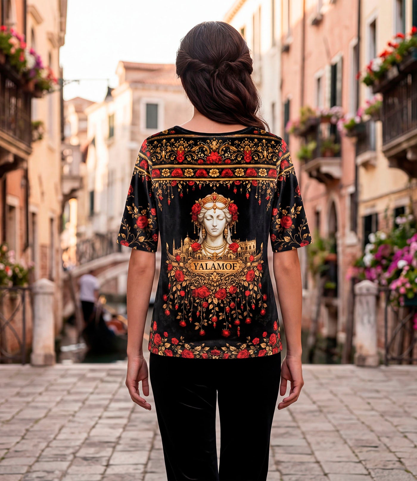 Black Velvet Blouse