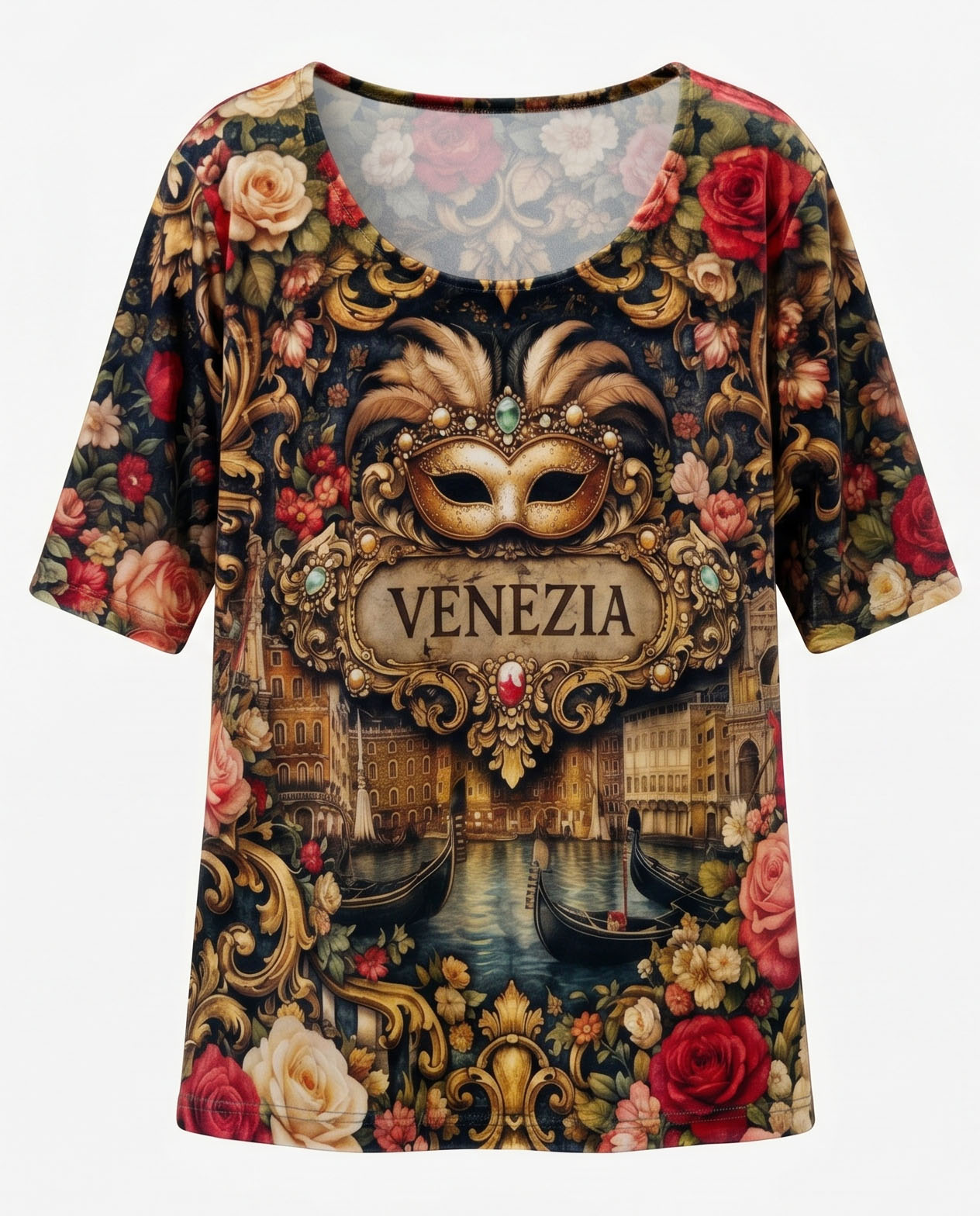 Velvet Colorful Blouse