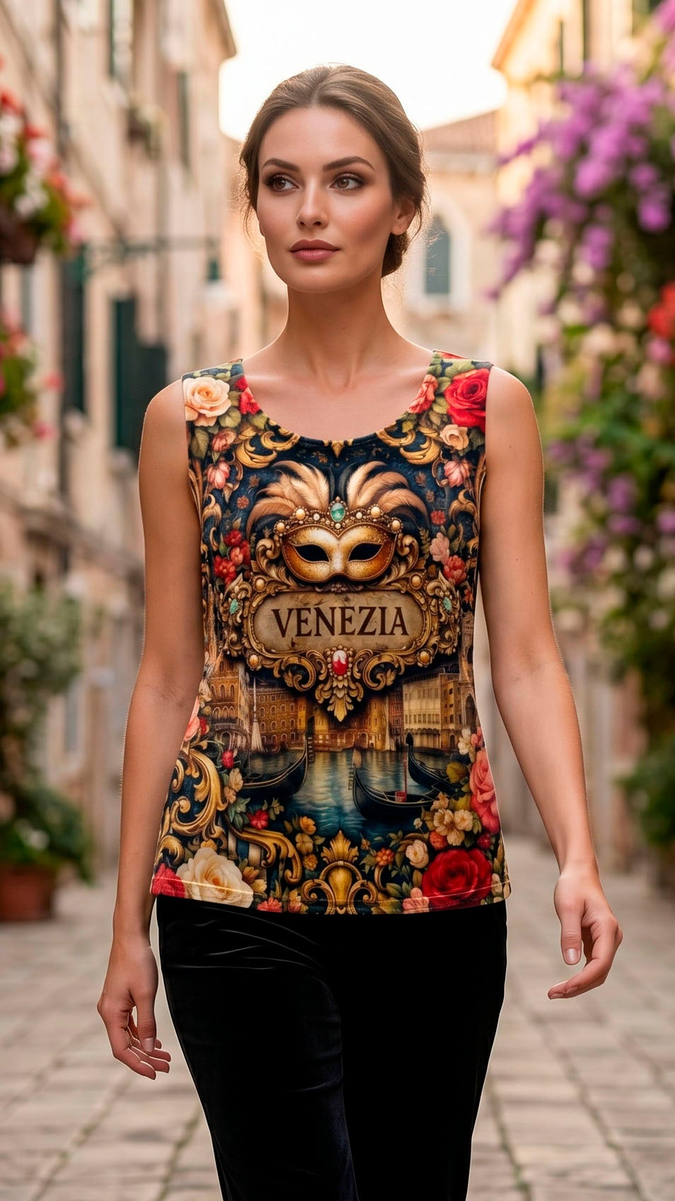 Velvet Colorful Blouse