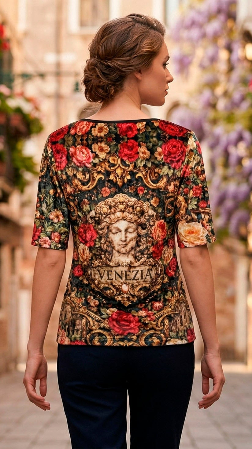 Blouse Ice Velvet Colorful