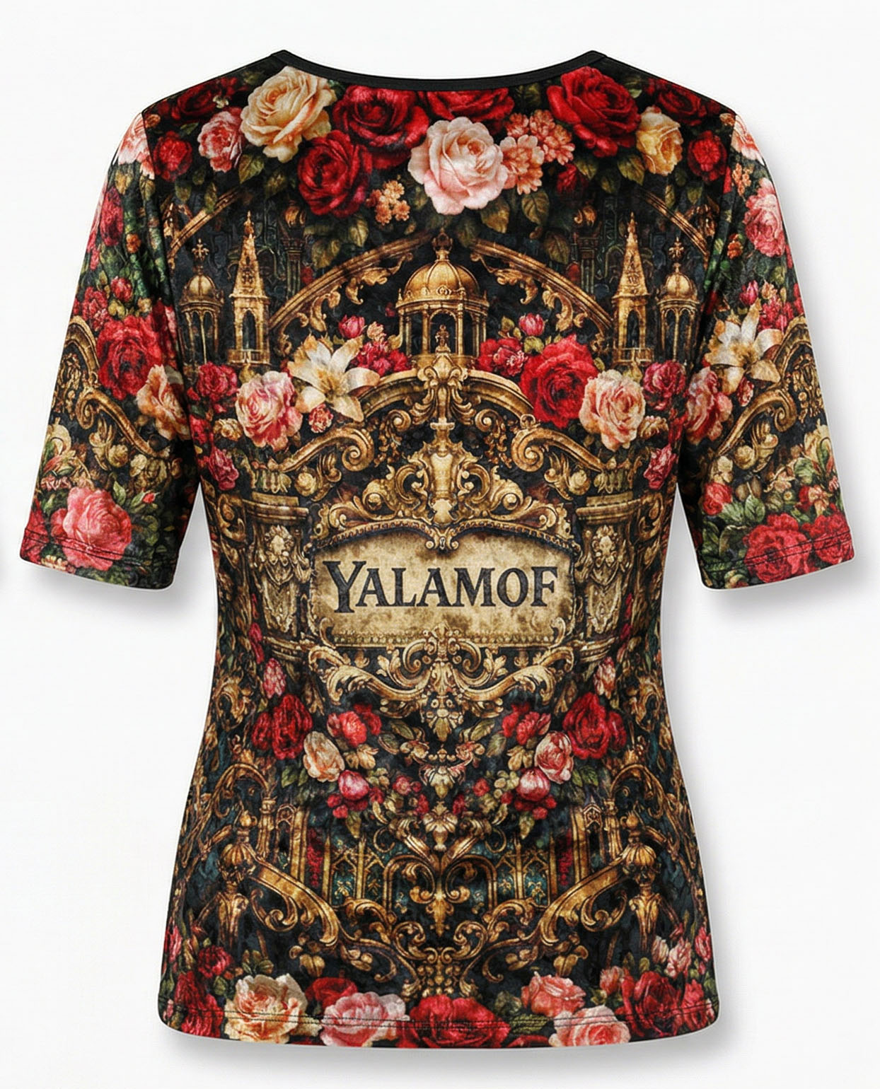 Blouse Ice Velvet with Venetian Motifs