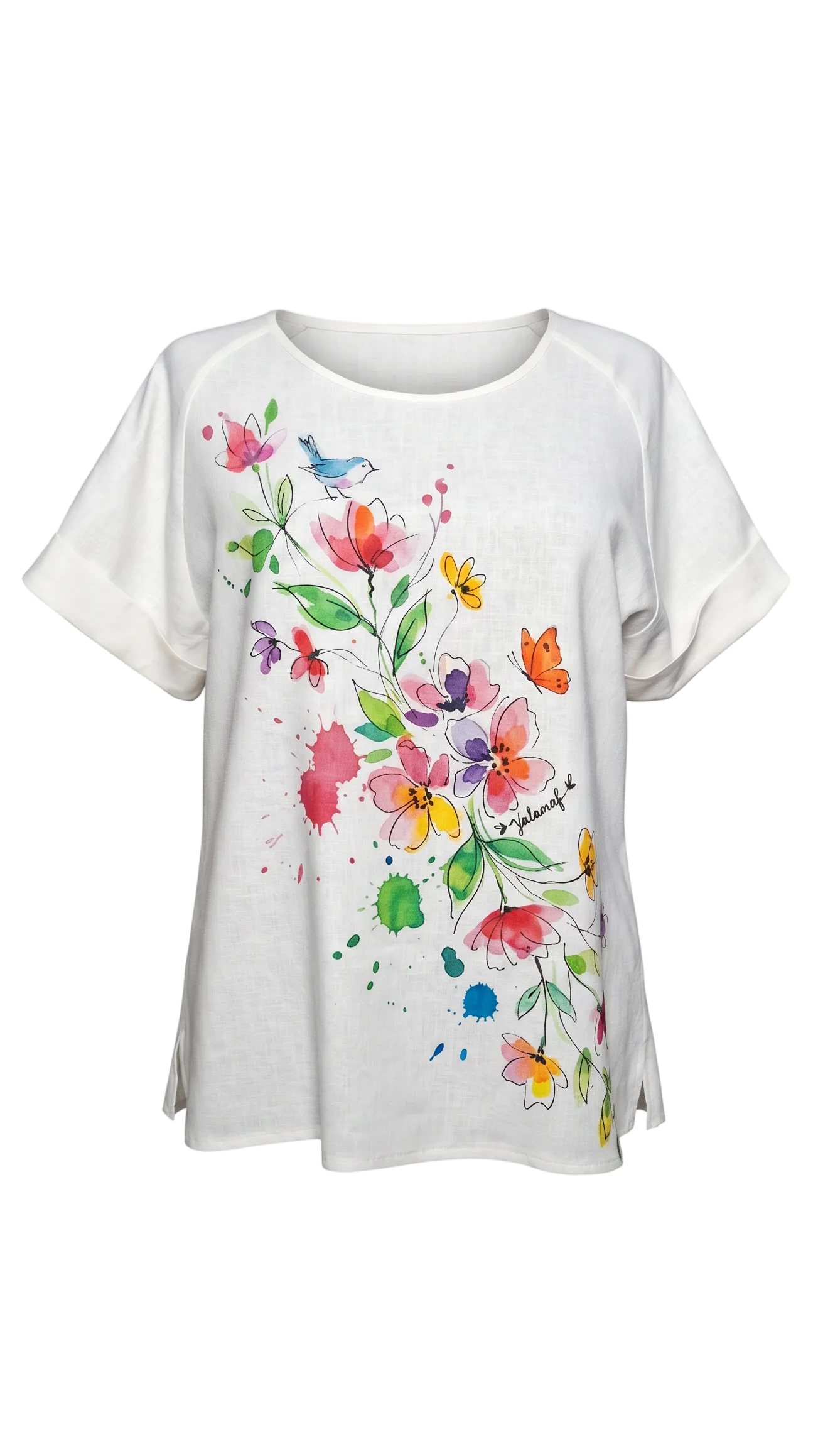 Vita Watercolor Bloom Blouse