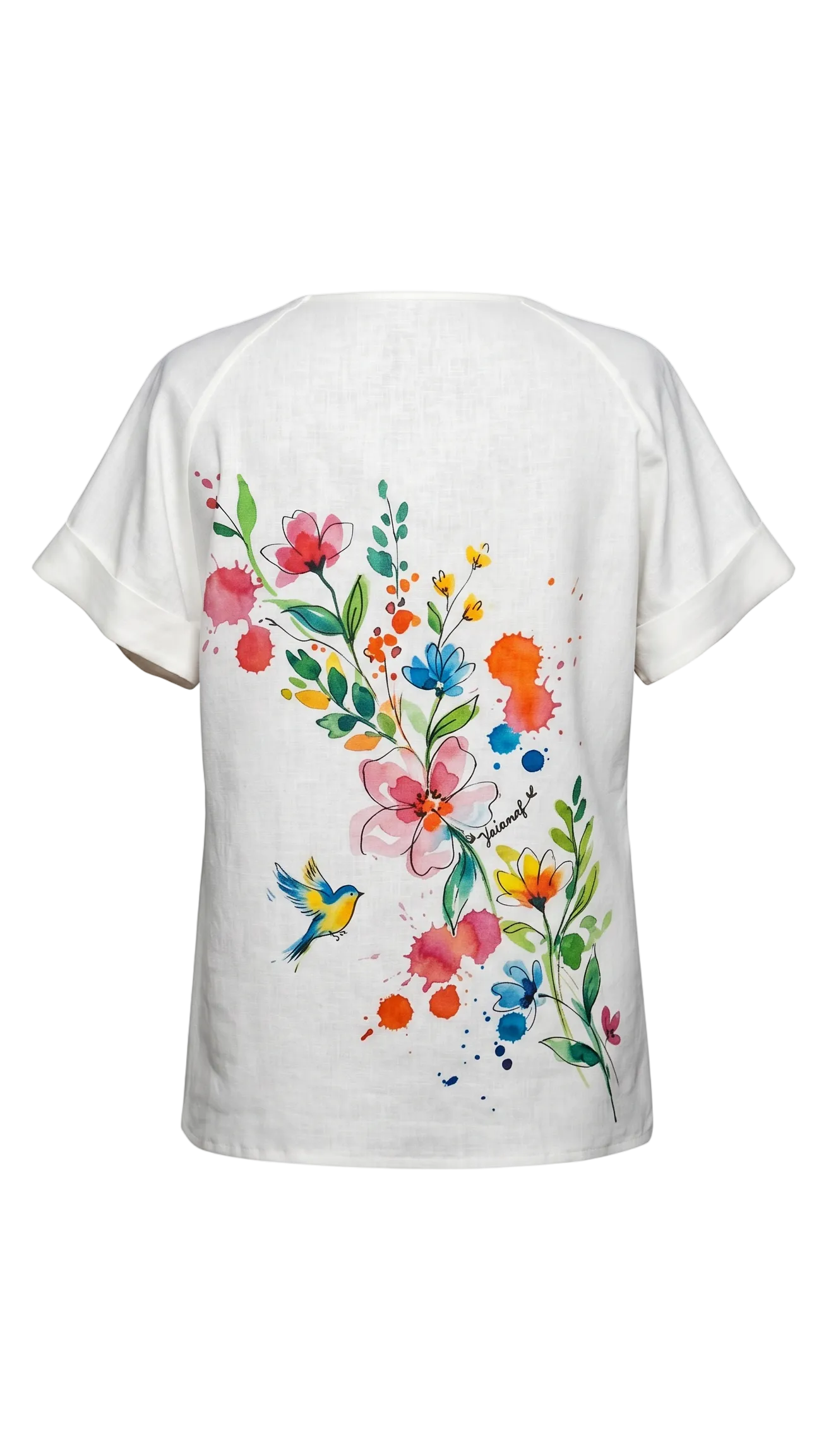 Vita Watercolor Bloom Blouse