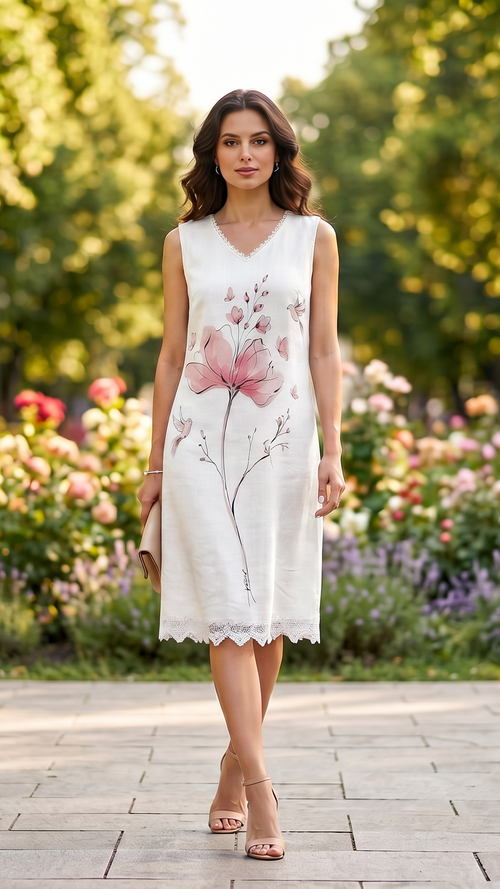 Ленена Рокля с Финна Дантела Vita Blossom