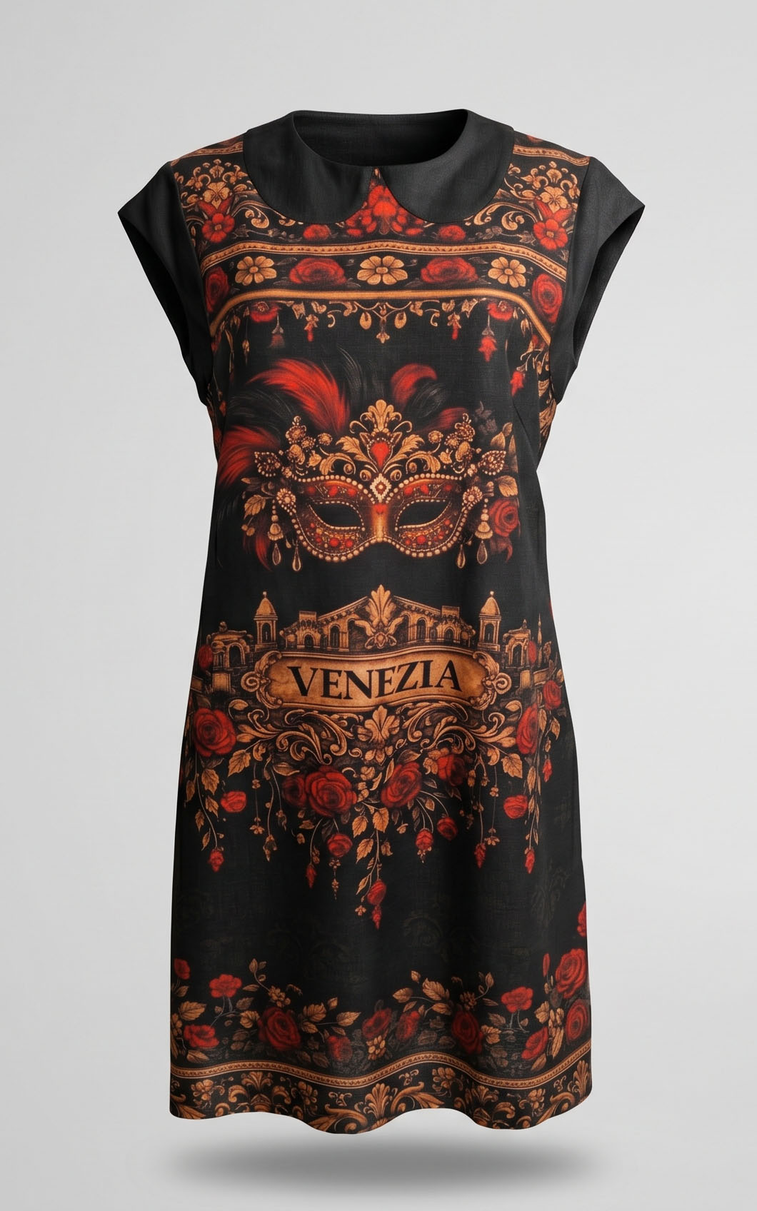Linen Vintage Barocco Dress