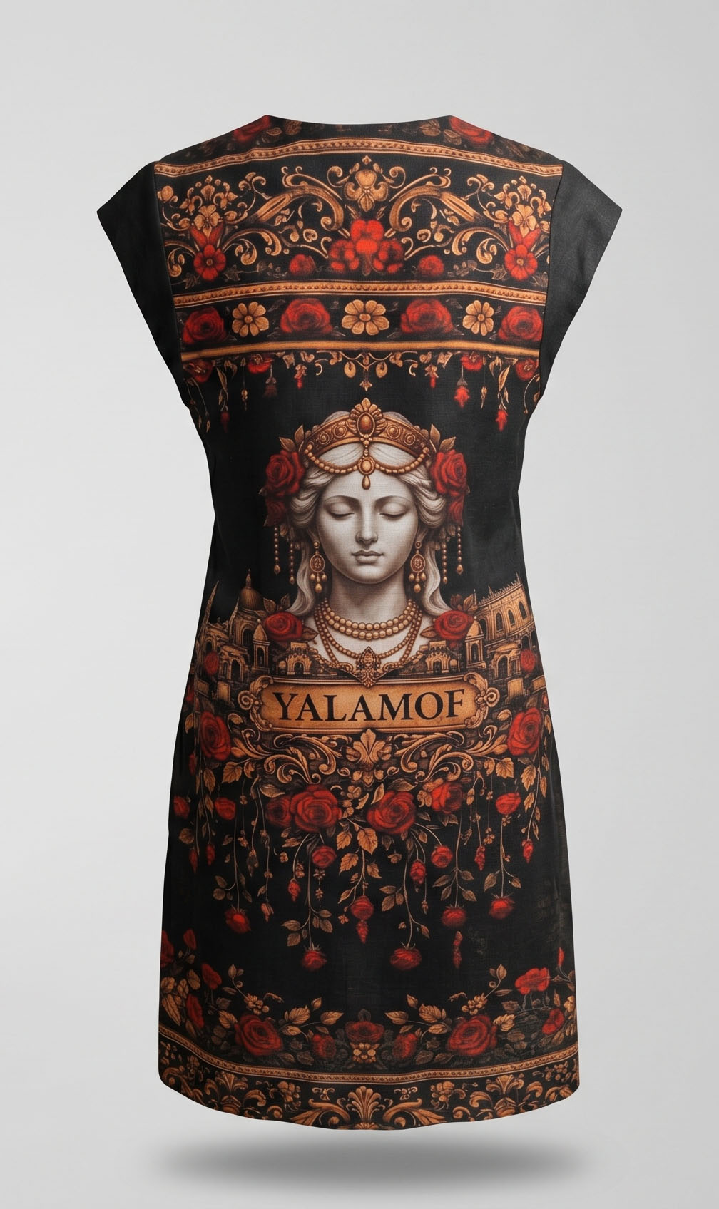 Linen Vintage Barocco Dress