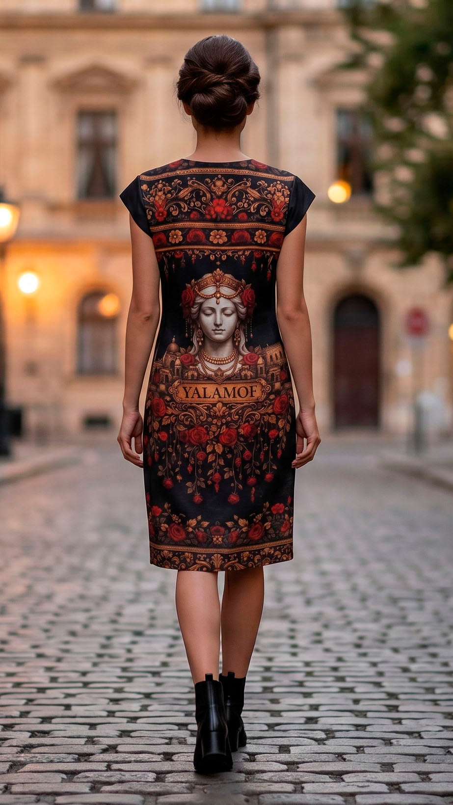 Linen Vintage Barocco Dress