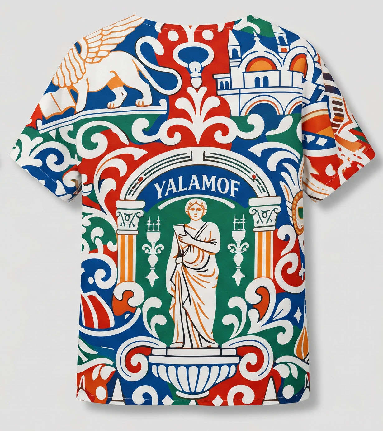 Mosaiko Colorful Short Sleeve Blouse