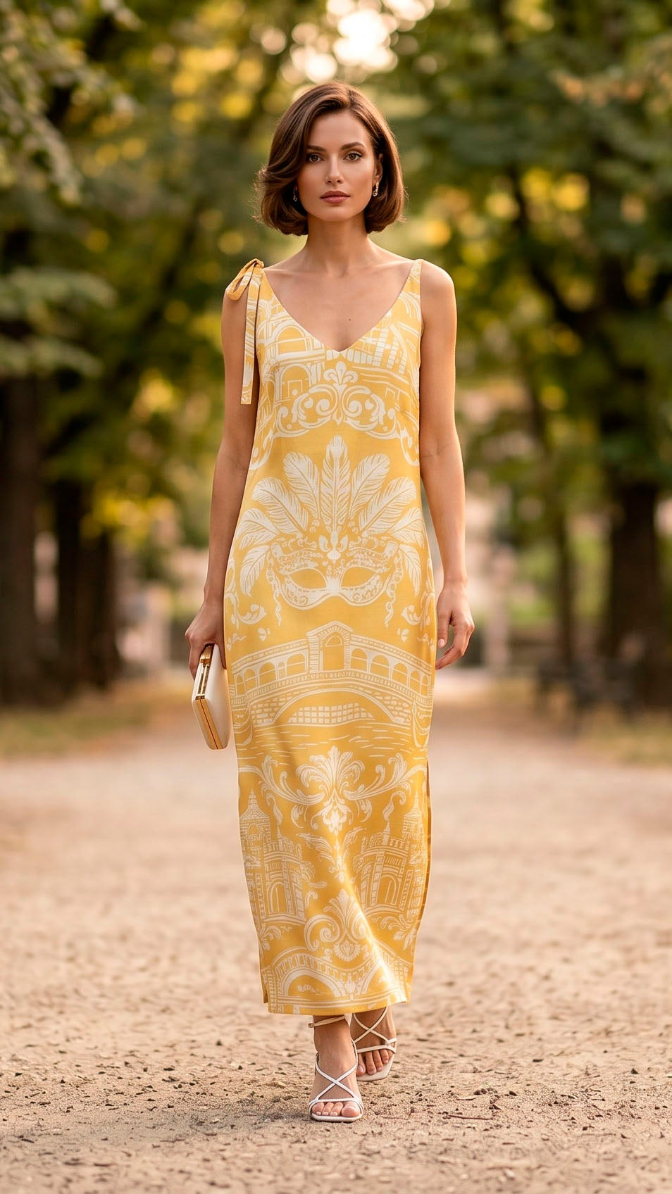 Summer Linen Maxi Dress Incanto
