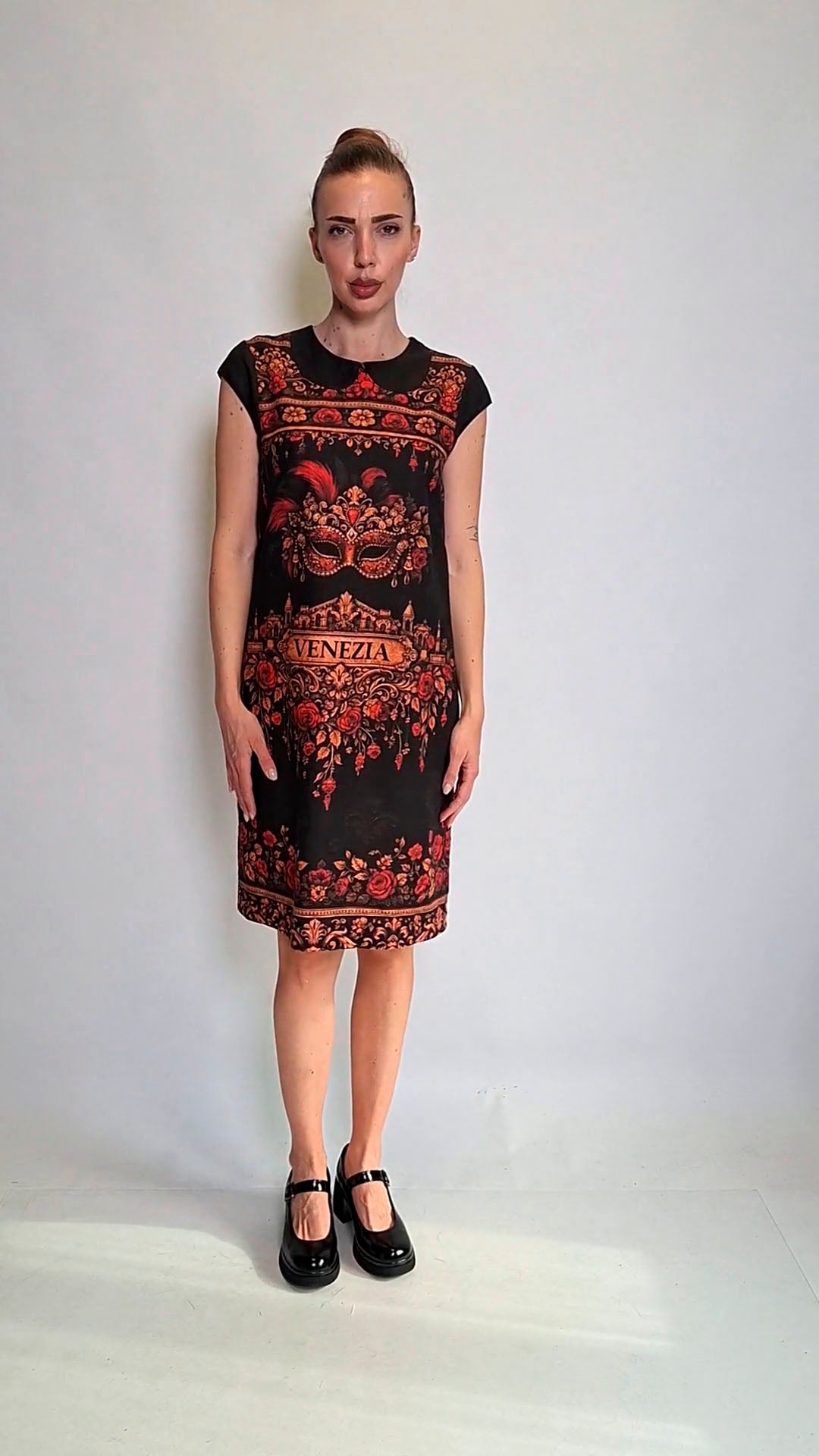 Linen Vintage Barocco Dress