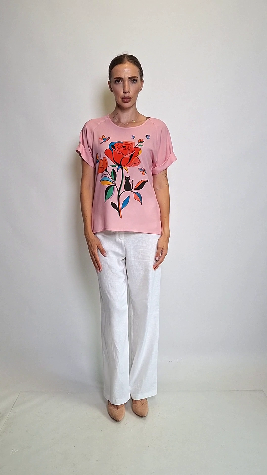 Blouse Vita Rosa Pop